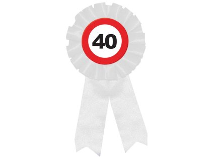 Kokárda 40. - piros/fehér