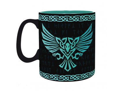 assassin s creed mug 460 ml valhalla s runes with box x2 (1) op.