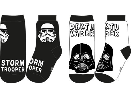 Sada 2 párov detských ponožiek - Star Wars (Méret - zokni 31-34)