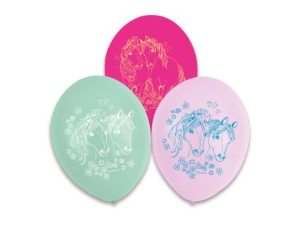 Latex lufi - Gyönyörű lovak 6 db