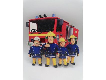 Magnetka na tortu - Požiarnik Sam