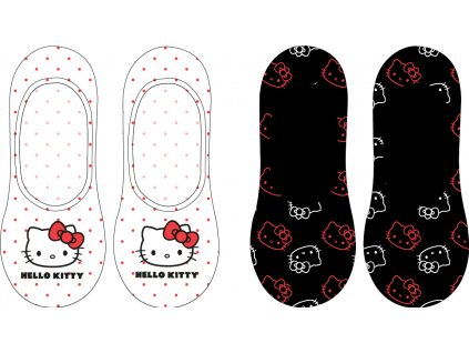 Sada 2 párov dámskych ponožiek - Hello Kitty mix (Cipő 35/38)