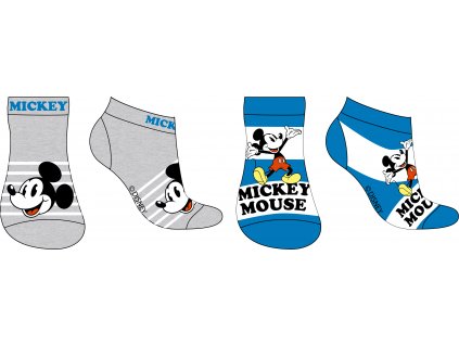 Sada 2 párov detských ponožiek - Mickey, viacfarebné 2 ks (Cipő 23/26)