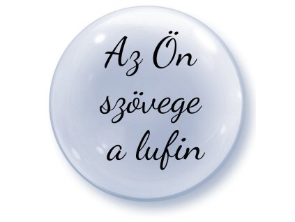 Lufi szöveggel - Átlátszó