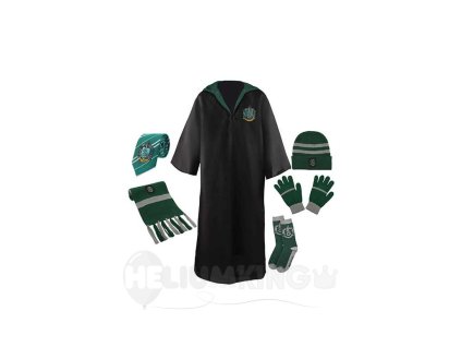 Sada doplnkov Harry Potter detská - Slizolin (Méret - gyermek XL)