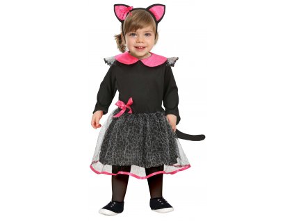 Kostým pre najmenších - Čierne mačiatko (Méret - babáknak 12-18 hónap)