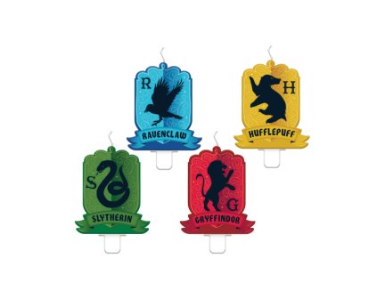 Gyertyák - Harry Potter házak 4 db