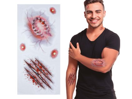 Sada tetovaní - Rany