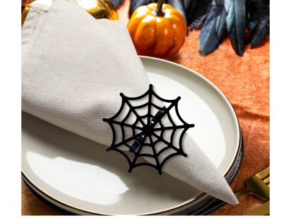 Obruč na servítky - Pavučina