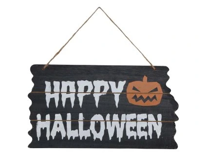 Tabuľa Happy Halloween 34X19 CM