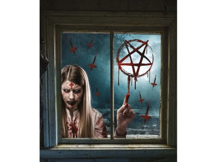 Dekorácia na okno - Posadnutá