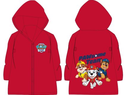 Detský pršiplášť - Paw Patrol, červené (Méret - gyermek 92)