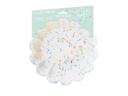 Szilikon forma sütésre színes - Charlotte Funfetti O20 cm x 8 cm