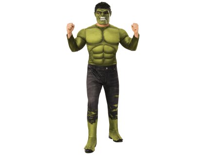 Pánsky kostým - Hulk Deluxe Avg4 (Méret - felnőtt STD)