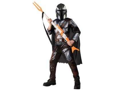 Detský kostým deluxe - Mandalorian (Méret - gyermek L: 137 - 149 cm)