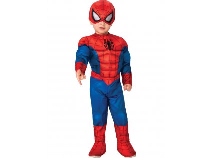 Detský kostým pre najmenších - Spider Man (Méret - babáknak 12 - 18 hónap)
