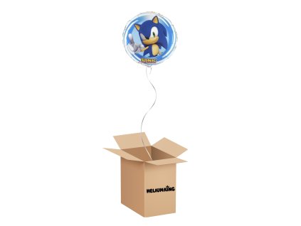 Balónový box - Sonic kruh 45 cm