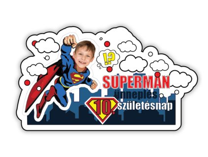 Személyre szabott tányéralátét - Superman
