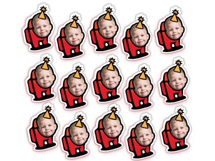 Personalizované konfety -  Among Us