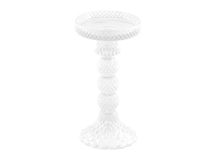 clear glass candleholder macarena big size dia 8 8cm x 16 7cm