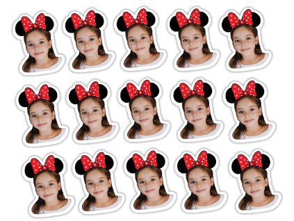 Personalizované konfety - Minnie Mouse