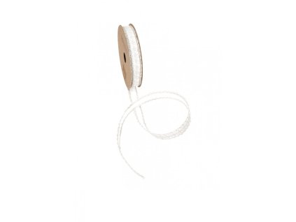 white adhesive cotton lace ribbon 1cm x 2m