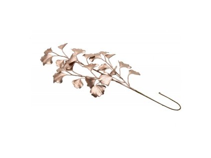 matt pink gold ginkgo branch 61cm