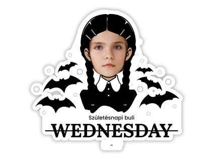 Személyre szabott tányéralátét - Wednesday
