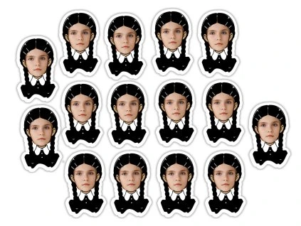 Personalizované konfety - Wednesday