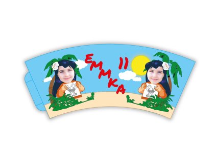 Személyre szabott papír poharak 6 db - Lilo a Stitch