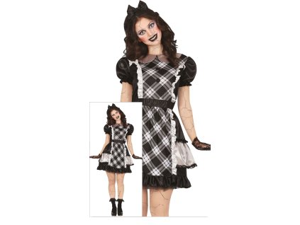 Dámsky kostým - Porcelánová bábika