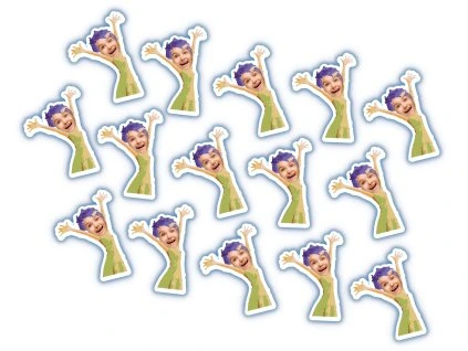 Personalizované konfety -  V hlave