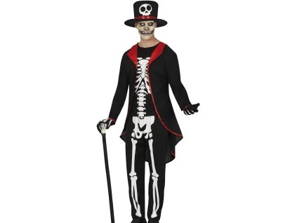 Pánsky kostým - Elegantný kostlivec