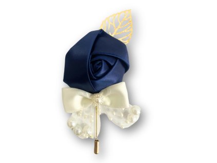 Svadobné pierko - Ruža modrá 1 ks