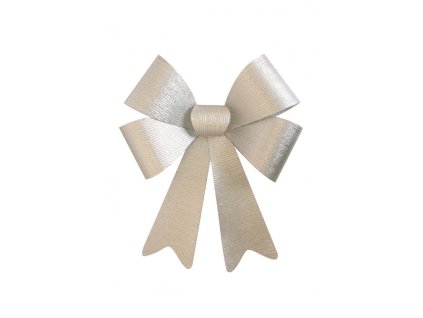 1 shiny silver bow 36 5cm x 50 8cm