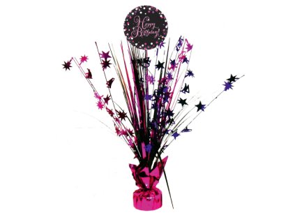 Asztali dekoráció - Csillogó rózsaszín