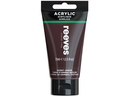 Akrylová farba hnedá 75 ml Reeves
