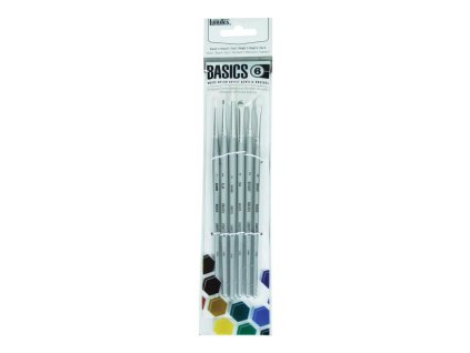 6973350292668 Liquitex BASICS 6 Brush Pack, Short Handle