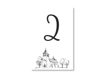 Číslo stola - Sketch