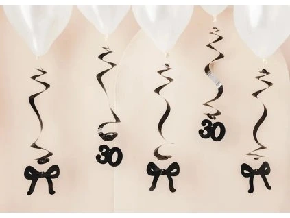 Dekoračné víry k 30.narodeninám
