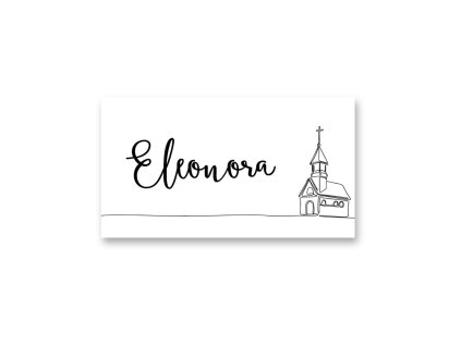 Menovka na stôl - Classic