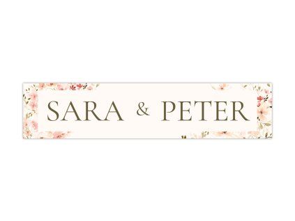 Svadobná ŠPZ - Spring time 1ks