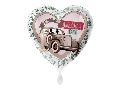 Fóliový balón - Wedding Day 43 cm