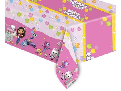 Műanyag abrosz - Gabby's Dollhouse 120 x 180 cm