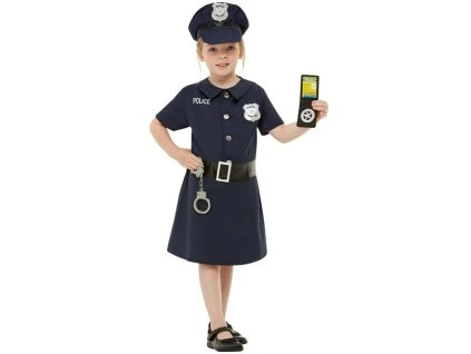 Detský kostým pre dievčatá - Policajtka