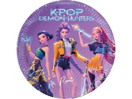 Papierové taniere - KPOP 23 cm 8 ks