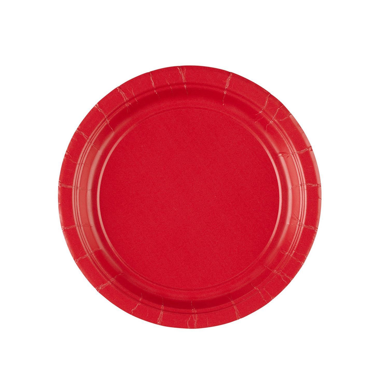Amscan Papír tányérok piros 8 drb