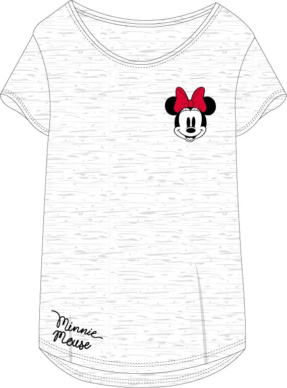 Women's pyjama t-shirt - Minnie Mouse gray Size - adult: L