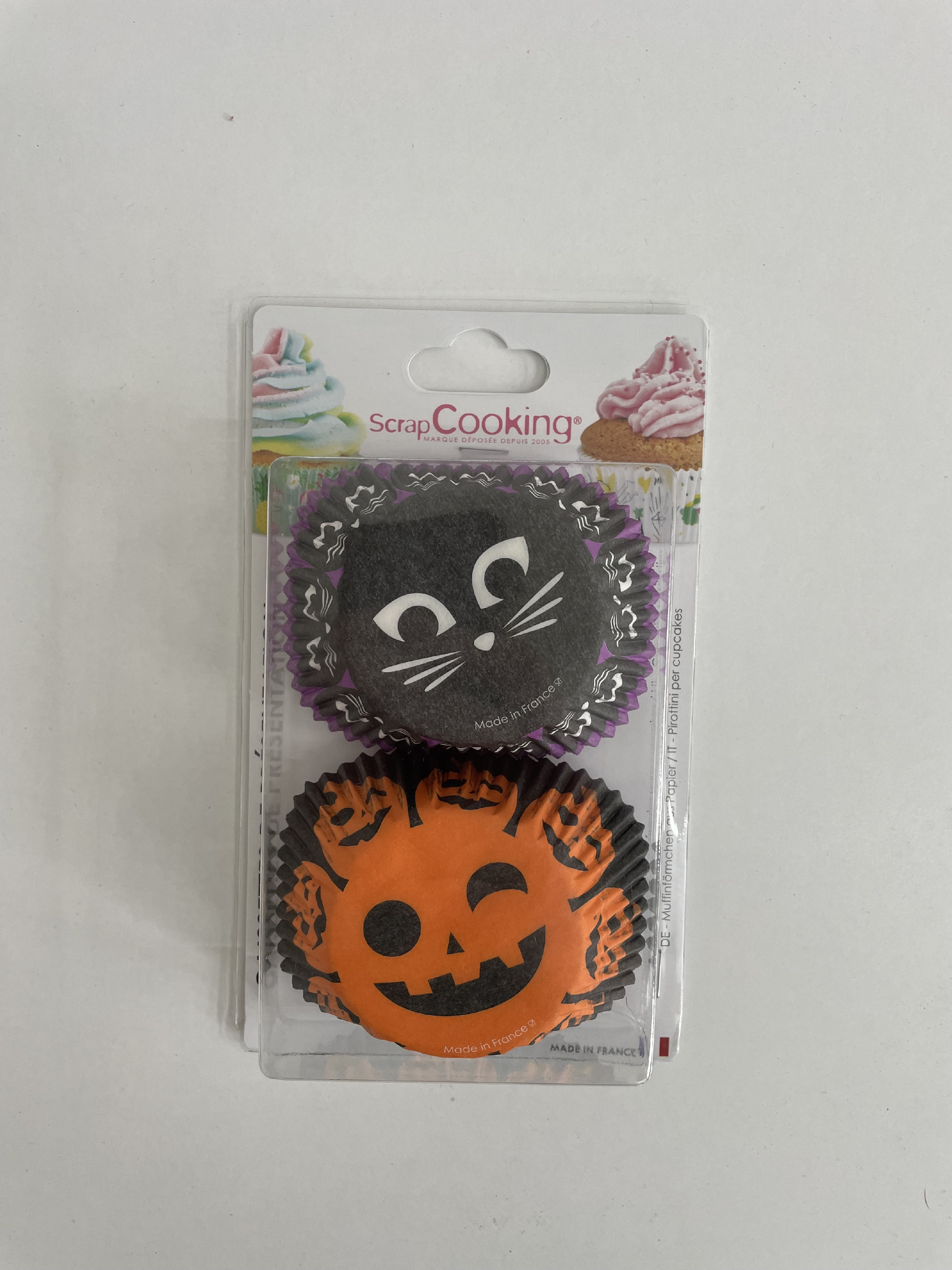 Scrapcooking Papír muffin kosárkák - Halloween Booh 36 db