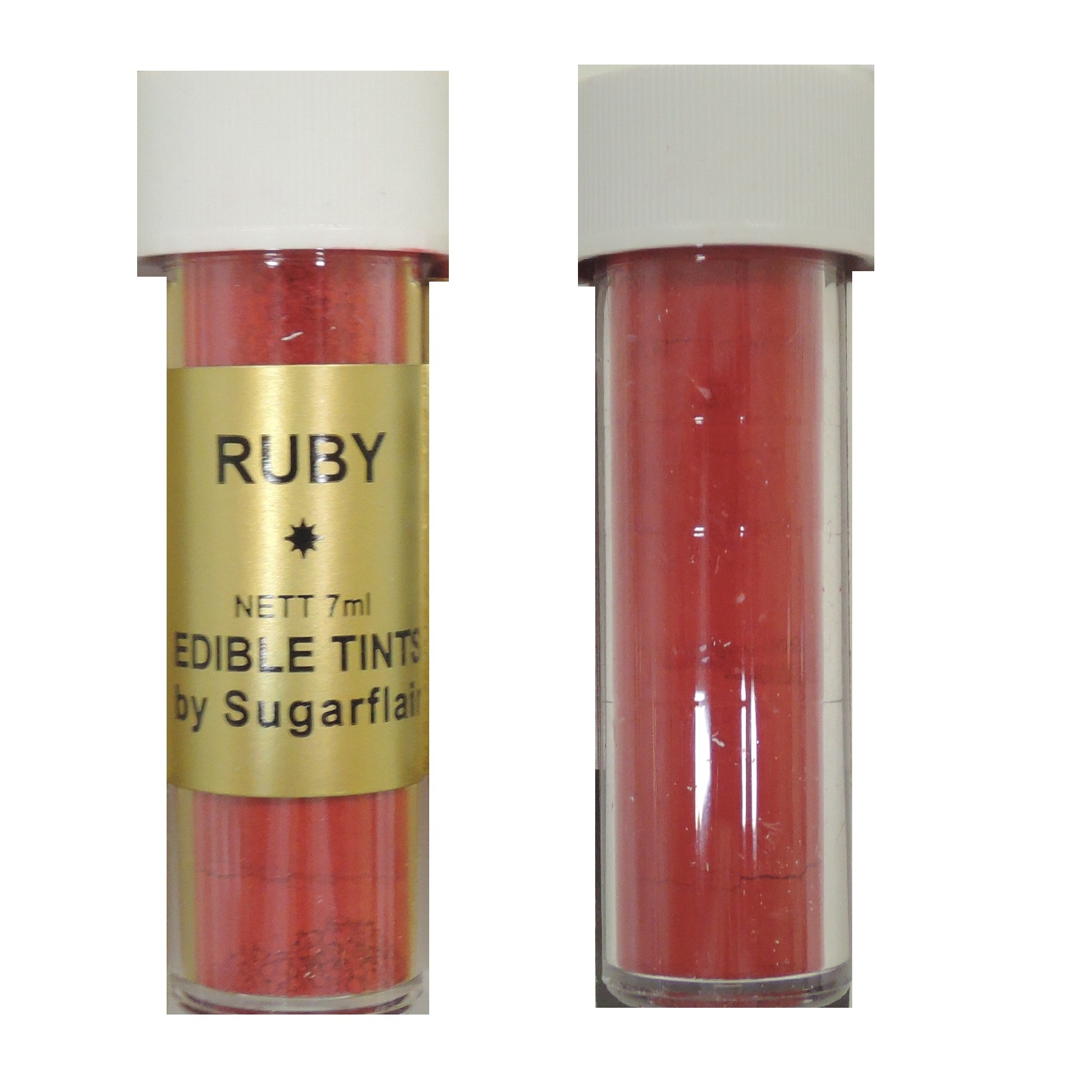 Ehető porfesték Ruby - rubín színű 7 ml